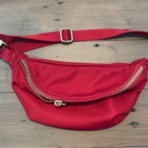 Stoney Clover Lane Red Crossbody Bag Fanny Pack